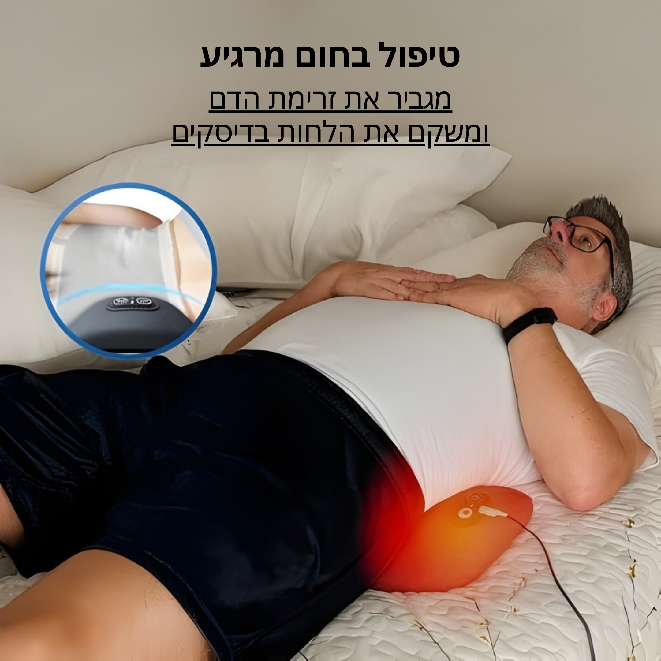 TheraSpine™ - מסאז'ר טריפל פיוז'ן להקלת כאבי גב
